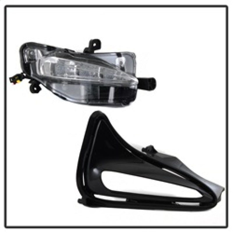 Spyder 5084866 2017+ fits Toyota Corolla OEM LED Fog Lights w/Switch - Clear (F