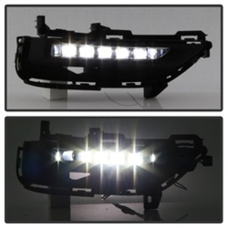 Spyder 5083043 fits Honda 16-20 Accord Coupe 2017 OEM LED Fog Lights W/Switch-
