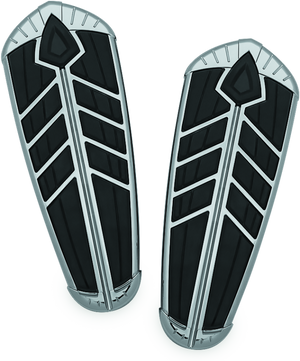 Kuryakyn 5650 Kuryakyn Spear Driver Floorboard Inserts Indian Chrome