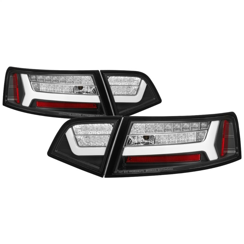 Spyder 5085160 fits Audi 09-12 A6 LED Tail Lights - Black (ALT-YD-AA609-LED-BK)