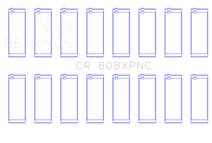 King CR808XPNC fits GM 32 Gen IV / V / VI Big Block Chevy 69-50 Rod Bearing Set