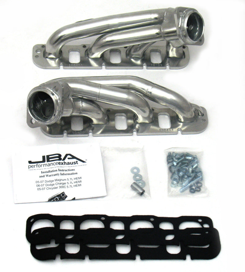 JBA 1964S-1JS fits Chrysler 09-20 5.7L HEMI 1-3/4in Primary Silver Ctd Cat4Ward Header