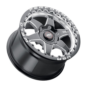 Weld  S90901181P36 S909 20x11 Ventura 6 Beadlock 6x127 ET36 BS7.375 Gloss BLK MI