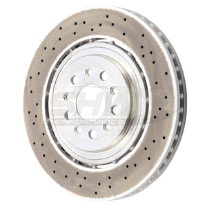SHW Performance MFX41561 SHW 15-21 Maserati Ghibli 3.0L w/Sport Pkg Front Cross-Drilled Lightweight Brake Rotor (670030935)