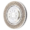 SHW Performance MFX41561 SHW 15-21 Maserati Ghibli 3.0L w/Sport Pkg Front Cross-Drilled Lightweight Brake Rotor (670030935)