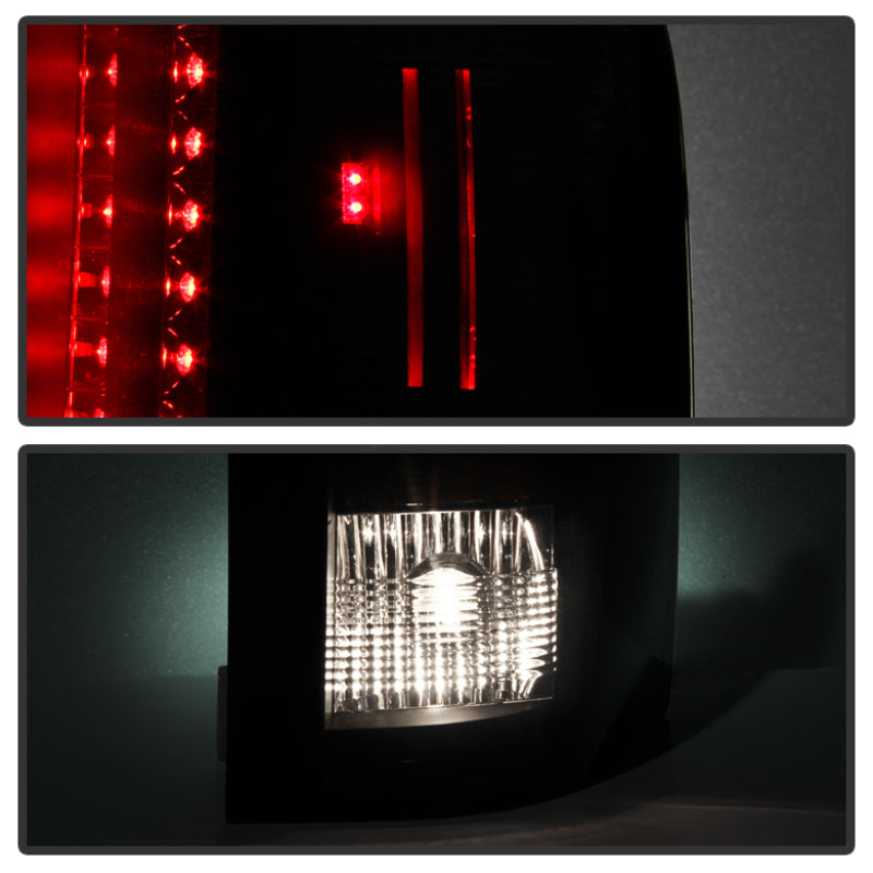 Spyder 5001771 fits Chevy 07-13 Silverado LED Tail Lights Blk ALT-YD-CS07-LED-B