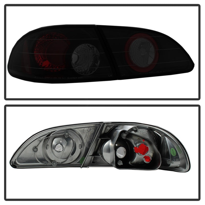 Spyder 5084323 fits Toyota 98-02 Corolla Euro Tail Lights Black Smoke ALT-YD-TC