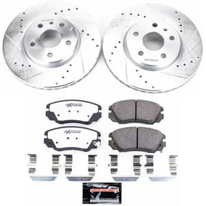 PowerStop K5334-26 2010 fits Buick Allure Front Z26 Street Warrior Brake Kit