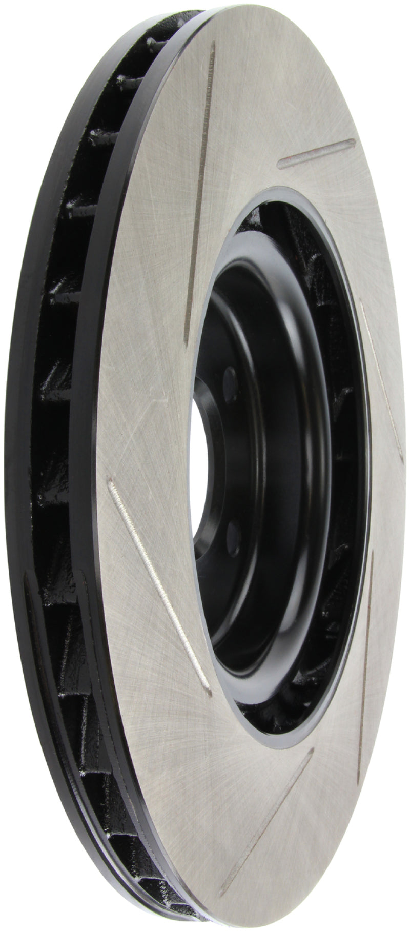 Stoptech 126.33124SL Power Slot 10-6/11 fits Audi S4 / 08-11 S5 Front Left Slotted Rotor