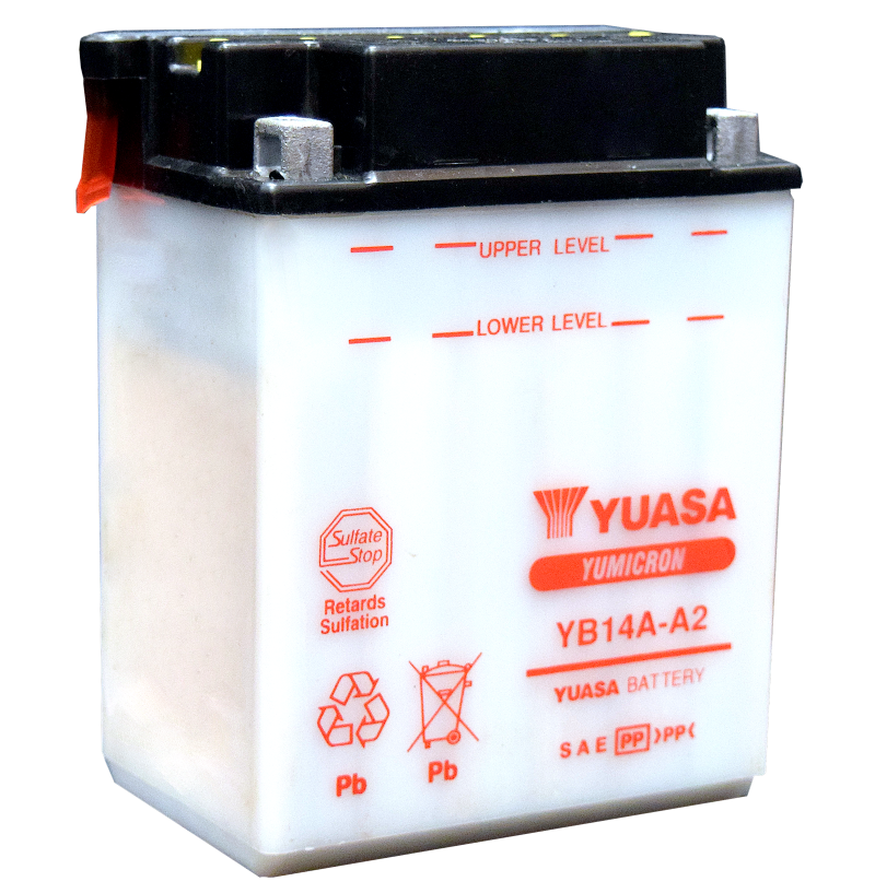 Yuasa YUAM2214AIND YB14A-A2 Yumicron CX 12 Volt Battery