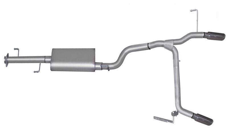 Gibson 18808 fits Toyota 07-14 FJ Cruiser Base 4.0L 2.5in Cat-Back Dual Split Exhaust - Aluminized