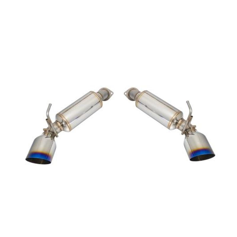 Remark RO-TT34-S fits Nissan 370z Axle Back Exhaust w/Burnt Single Wall Tip