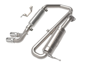 AFE 49-37020-P fits Suzuki Jimny Takeda 2-1/4in. 304 SS Cat-Back Exhaust w/ Pol