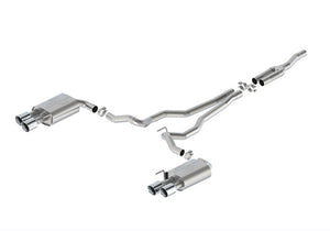 Ford Racing fits 2024 Mustang 2.3L Touring Non-Active Cat-Back Exhaust w/GT Valance - Chrome Tip