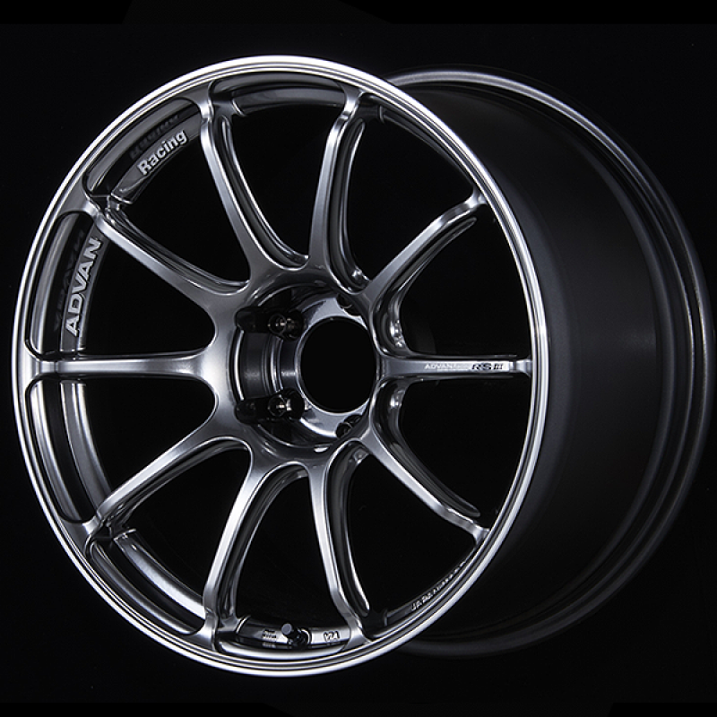 Advan YA39G47DHBR RSIII 19x8.0 / 47 Offset / 5x100 / 63mm Bore / Racing Hyper Black and Ring