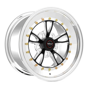 Weld 793B-57206 Full Throttle 15x7 / 5x4.5 BP / 3.5in. BS Black Wheel - Polis