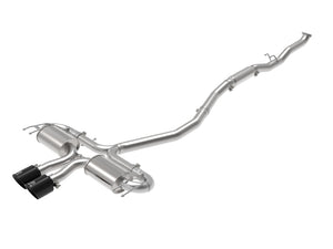 AFE 49-36624-B  3in 304 SS Cat-Back Exhaust System w/Black Tips 17-20 fits Hond