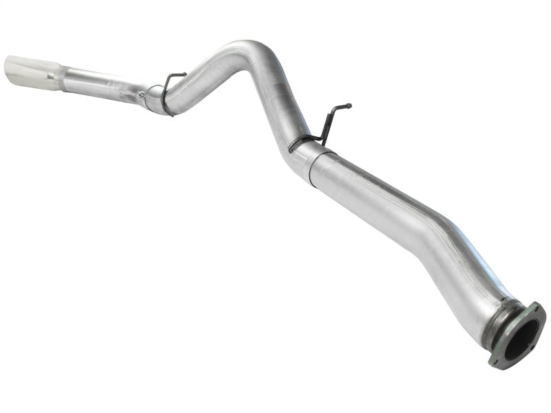 AFE 49-04040-P 5in DPF-Back Alum Steel Exhaust System Polished Tip fits GM Dies
