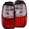 ANZO 311070 2002 fits Toyota 01-20 4 Runner LED Taillights Red/Clear