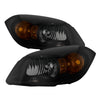 9030390 Xtune fits Chevy 05-10 Cobalt Crystal Headlights Black Smoked HD-JH-CC