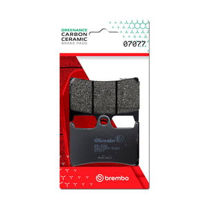 Brembo OE 7077 fits Yamaha Tmax Carbon Ceramic Brake Pad - Front