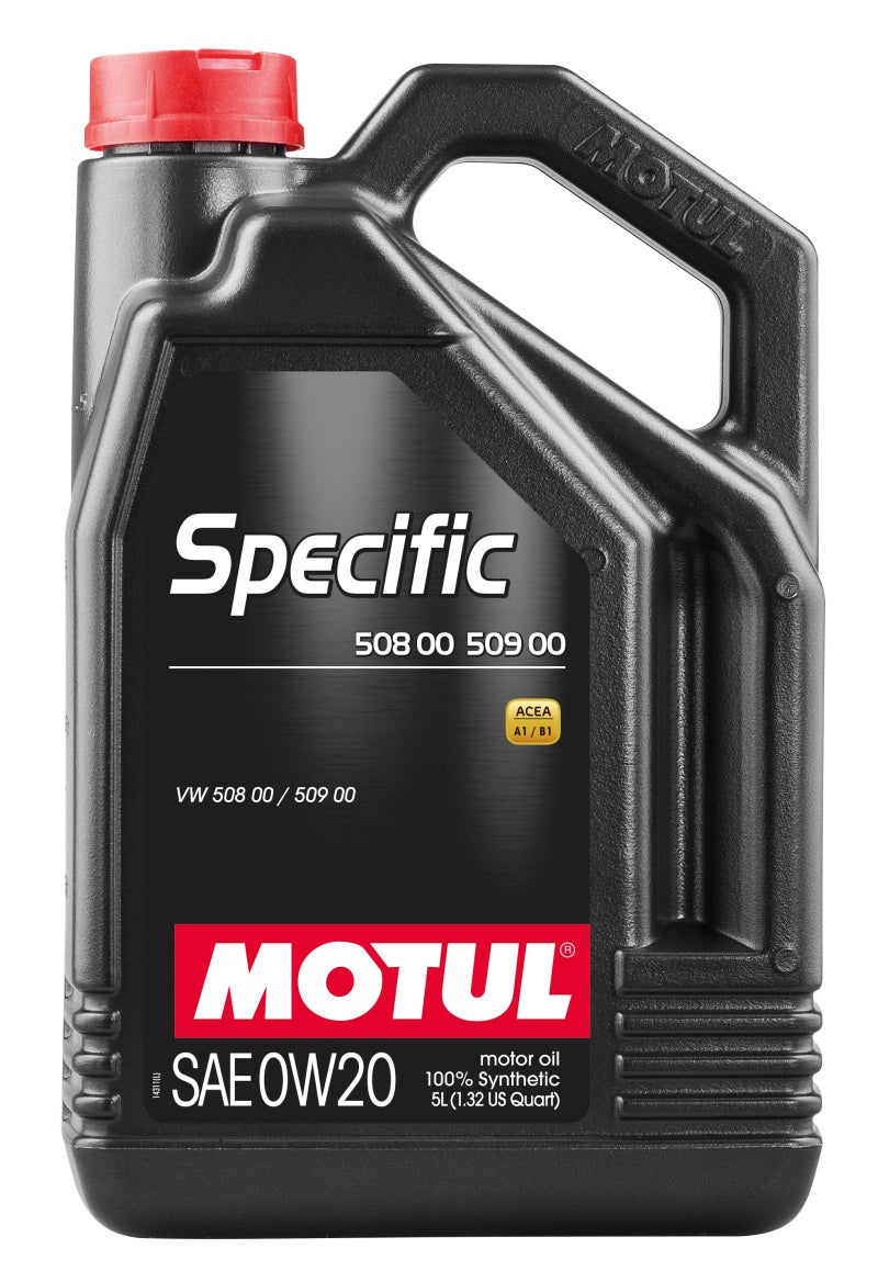 Motul 107384 5L Specific 508 0W20 Oil - Acea A1/B1 / VW 508.00/509.00 / fits Porsche C20