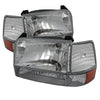 5073150 Xtune fits Ford 92-96 F150/fits Bronco Headlights w/Corner Bumper 6pcs
