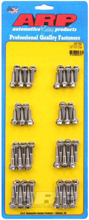 ARP 400-7532 Duramax 6.6L Lb7 Hex Valve Cover Bolt Kit - Polished Stainless Ste