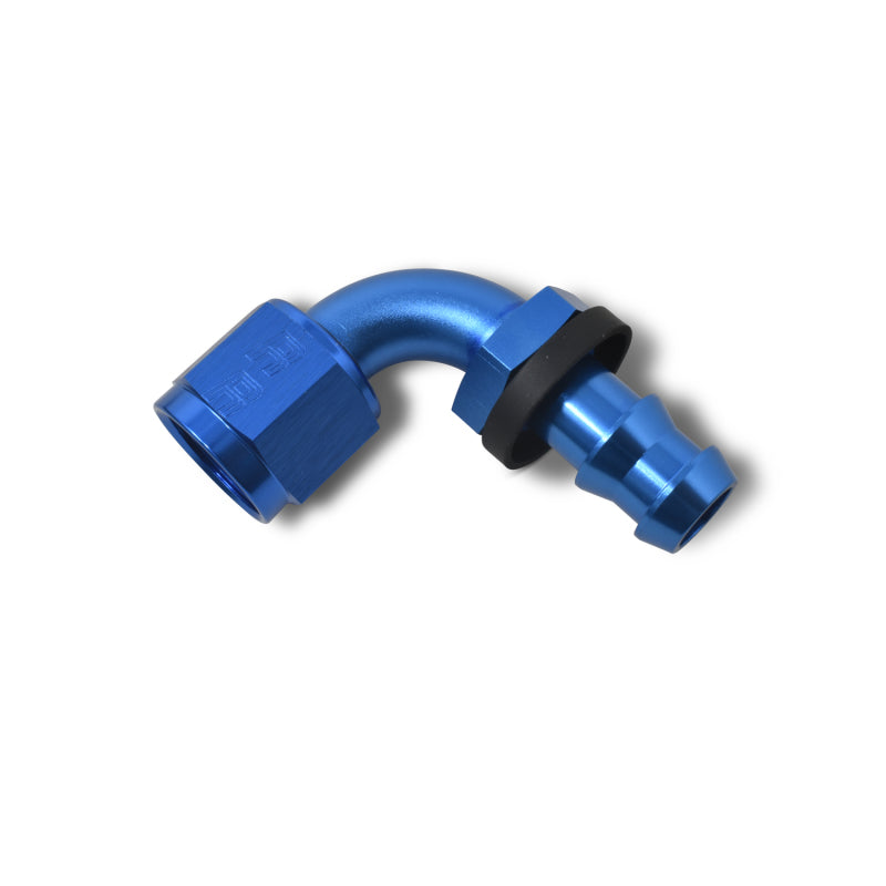 Russell 624160 Performance -6 AN Twist-Lok 90 Degree Hose End (Blue)