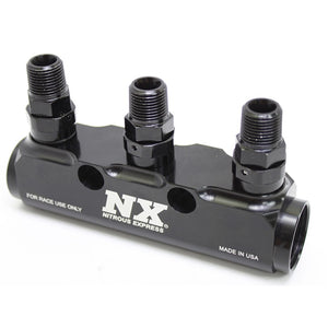 Nitrous Express 15843 Fuel Log 3 Port w/ Fittings