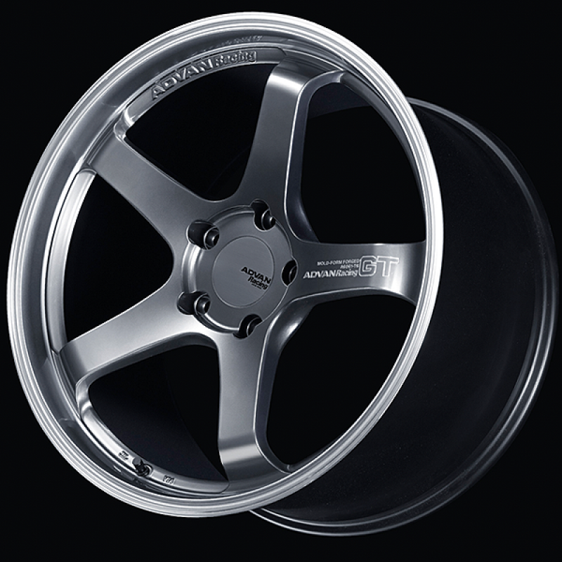 Advan YAQ0K40PMPB GT for fits Porsche 20x10.0 / +40 Offset / 5x130 / Machining and Hyper Platinum Black