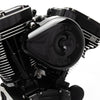 S&S 170-0525B Cycle 2017+ M8 Models Stealth Air Cleaner Kit w/ Black Teardrop Co