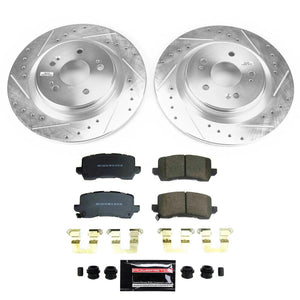 Power Stop K8768 21-22 fits Honda Odyssey Rear Z23 Evolution Brake Kit