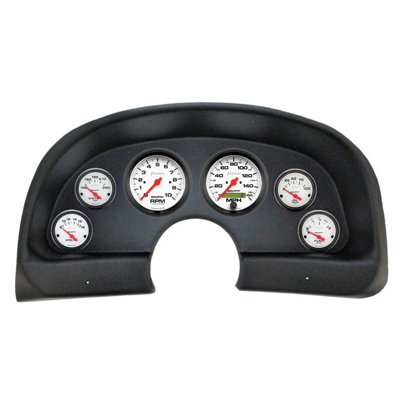 AutoMeter 2930-09 Autometer Phantom Direct Fit Dash Kit 93-02 fits Chevy Camaro (2 x 3-3/8in. / 4 x 2-1/16in.)