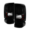 5081315 Xtune fits Dodge 94-01 Ram 1500 C-Shape LED Tail Lights Black ALT-ON-D