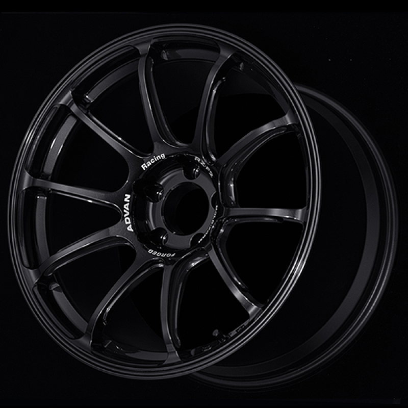 Advan YA28J12ETB RZ-F2 18x9.5 +12 5-114.3 Racing Titanium Black Wheel