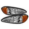 9023514 Xtune fits Pontiac 99-05 Grand Am Crystal Headlights Chrome HD-JH-PGAM