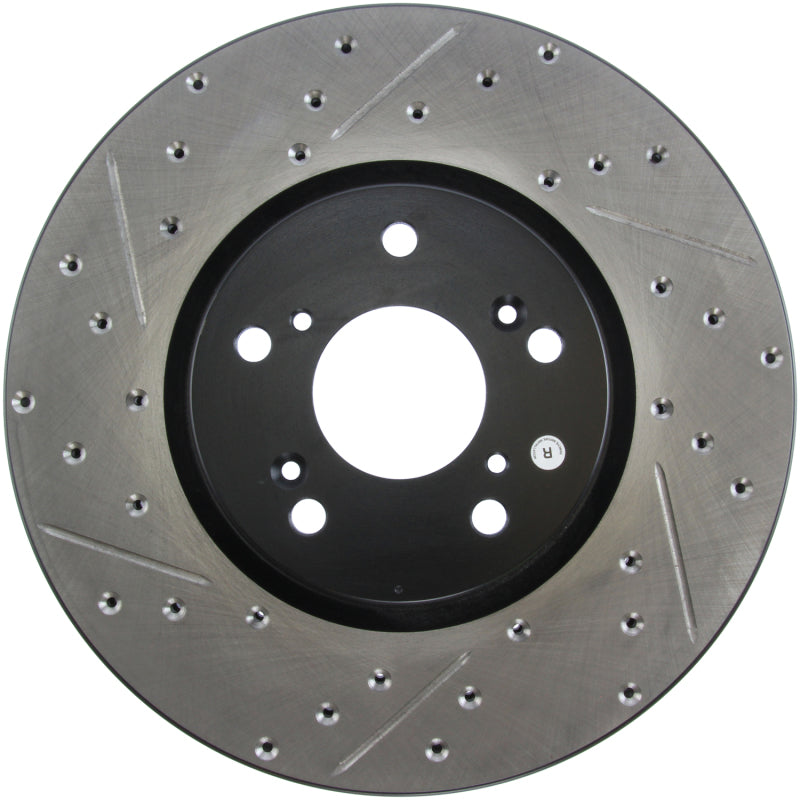 Stoptech 127.40062R 04-08 fits Acura TL (Brembo Caliber) SportStop Slotted & Drilled Right Front Rotor