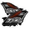 9029691 Xtune fits Nissan 08-09 Altima Coupe Halogen Only OEM Headlights Black
