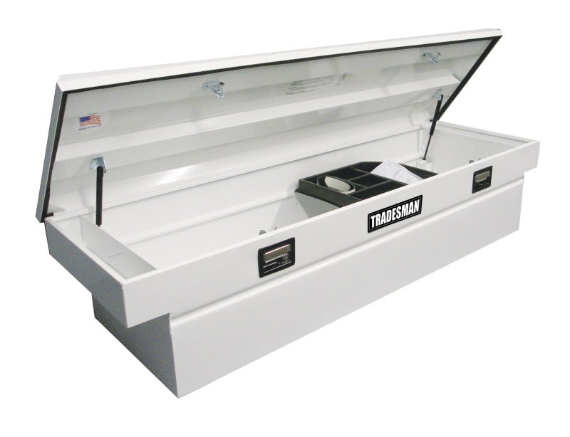 Tradesman 86400 Steel Cross Bed Truck Tool Box (70in.) - White