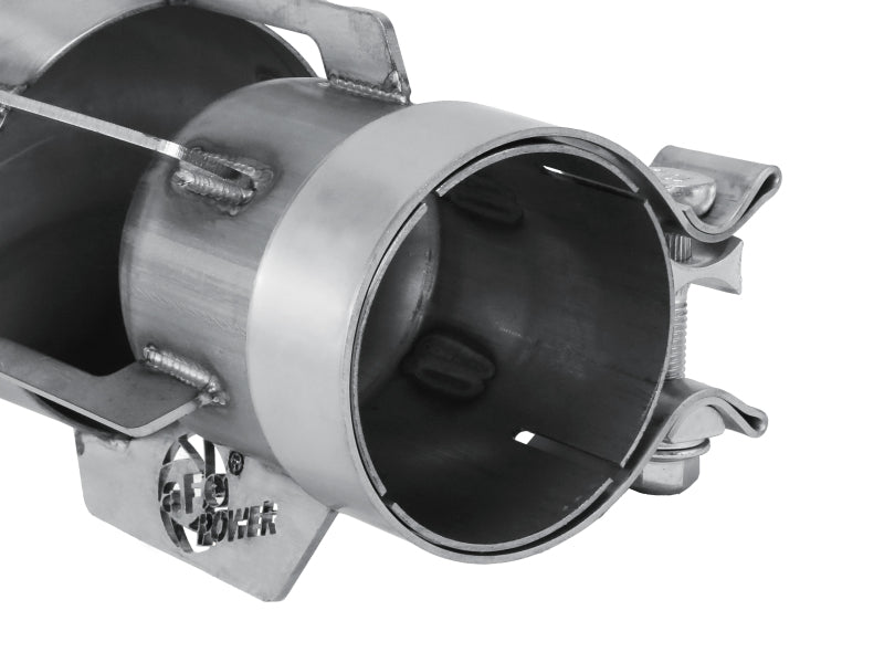 AFE 49T30401-H151 MACH Force-Xp 304 Stainless Steel Clamp-on Exhaust Tip Brushed
