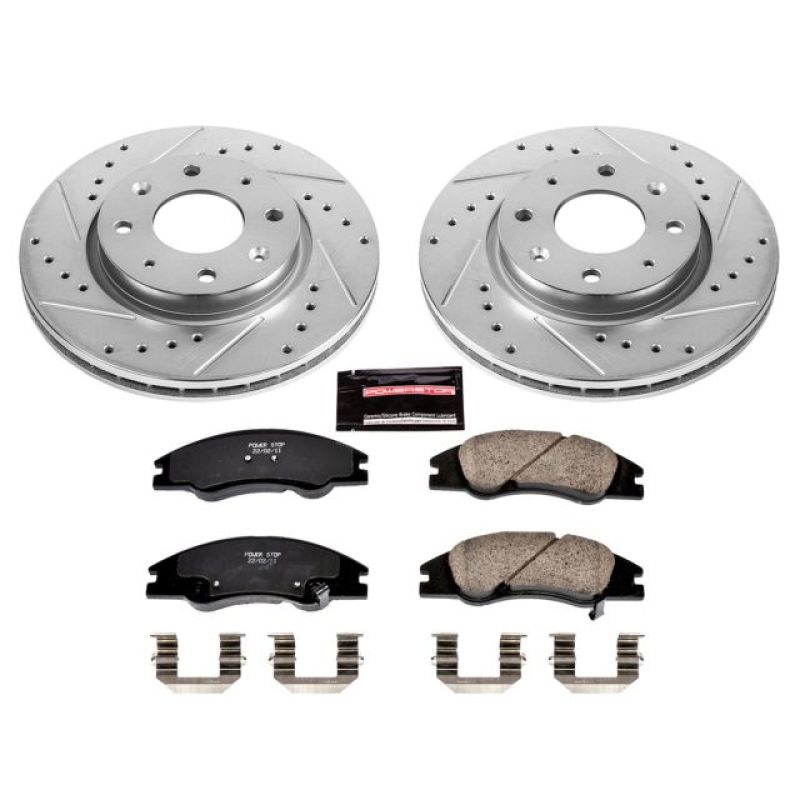 PowerStop K5903 fits Kia 04-09 Spectra Front Z23 Evolution Sport Brake Kit