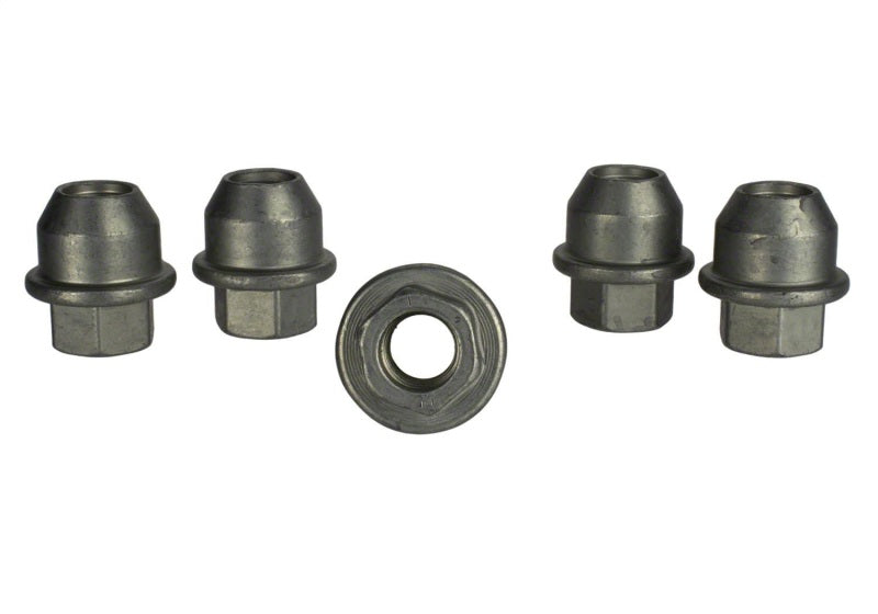 fits Ford 05-14 Racing M-1012-H Mustang 1/2in -20 Thread Cone Seat Open Lug Nut Kit (5 Lug Nuts)