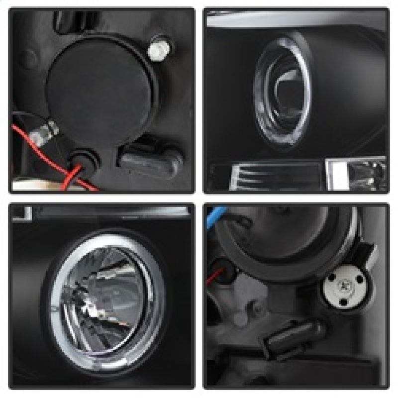 Spyder 5009494 fits Chevy 07-13 Silverado 1500 Projector Headlights LED Halo LE