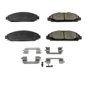 PowerStop 17 fits Ford Mustang Front Z17 Evolution Ceramic Brake Pads w/Hardware