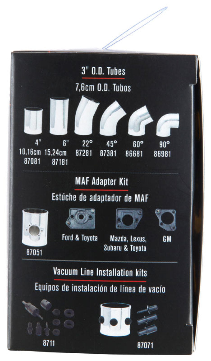 Spectre 9731DK Universal Pre-Filter Wrap 6.125in. x 9.125in. - Black