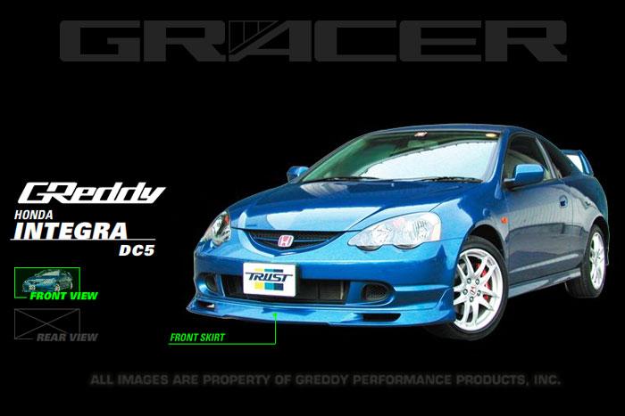 GReddy 17050072 02-04 fits Acura RSX Urethane Front Lip Spoiler ** Must ask/call