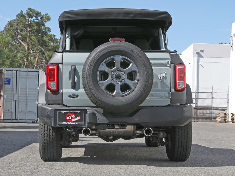AFE 49-33137-P  3in 304 SS Axle-Back Exhaust 2021 fits Ford Bronco L4-2.3L (t)/