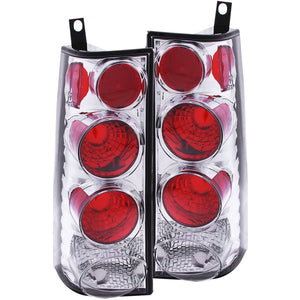 ANZO 211147 1996-2002 fits GMC Savana Taillights Chrome