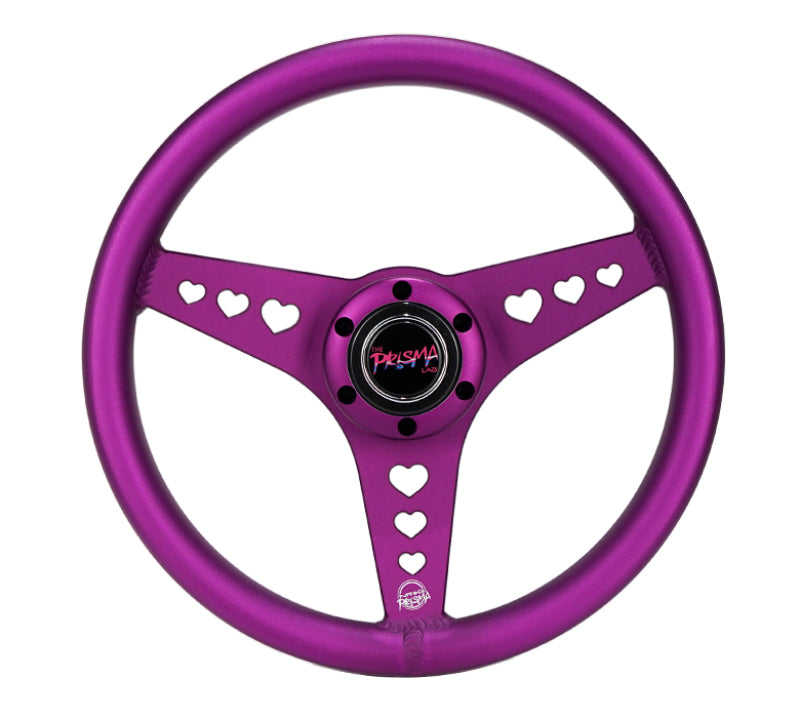 NRG RST-073-PP RST-073-PP All Aluminum Steering Wheel 330mm - Heart Cut Out-